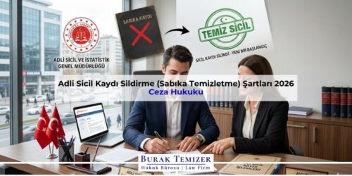 Adli Sicil Kaydı Sildirme (Sabıka Temizletme) Şartları 2026