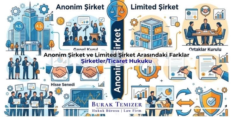 Anonim Şirket ve Limited Şirket Arasındaki Farklar