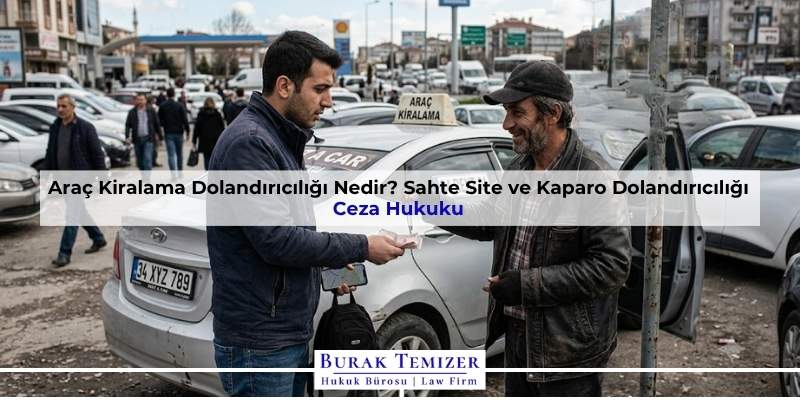 Araç Kiralama Dolandırıcılığı Nedir? Sahte Site ve Kaparo Dolandırıcılığı
