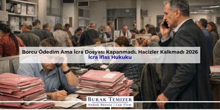 Borcu Ödedim Ama İcra Dosyası Kapanmadı. Hacizler Kalkmadı 2026
