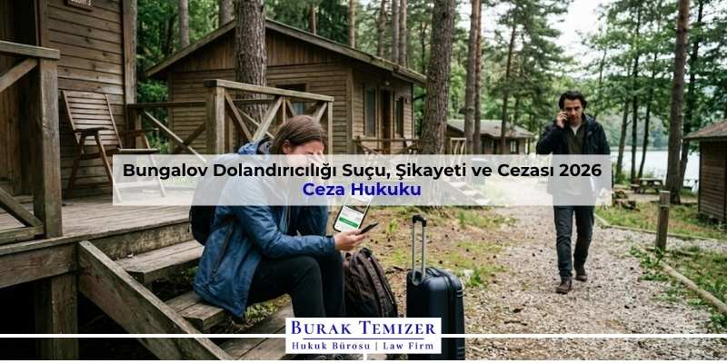 Bungalov Dolandırıcılığı Suçu, Şikayeti ve Cezası 2026
