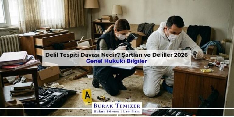 Delil Tespiti Davası Nedir? Şartları ve Deliller 2026
