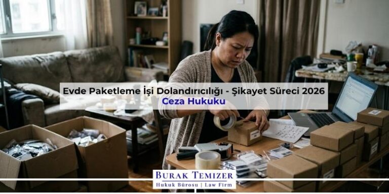 Evde Paketleme İşi Dolandırıcılığı - Şikayet Süreci 2026