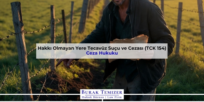 Hakkı Olmayan Yere Tecavüz Suçu ve Cezası (TCK 154)