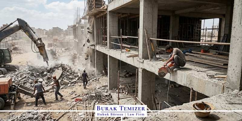 İnşaat veya Yıkımla İlgili Emniyet Kurallarına Uymama Suçu (TCK 276)