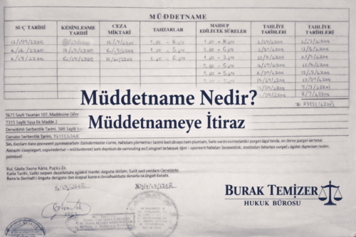müddetname nedir müddetnameye itiraz