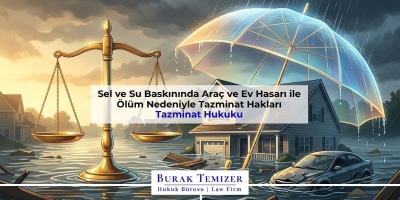 Sel ve Su Baskınında Araç ve Ev Hasarı ile Ölüm Nedeniyle Tazminat Hakları 2026