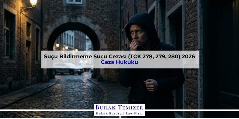 Suçu Bildirmeme Suçu Cezası (TCK 278, 279, 280) 2026