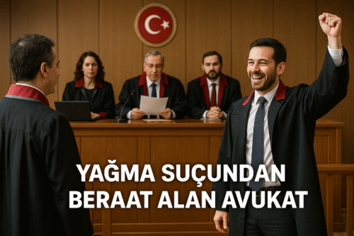 yağma suçundan beraat alan avukat